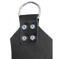 Mr Sling Sling en cuir 4 Points Noir